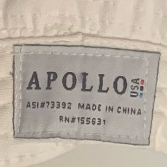 White Bucket Hat with Embroidered Silver Light Bolt Brand New Sz OS - Picture 2 of 2